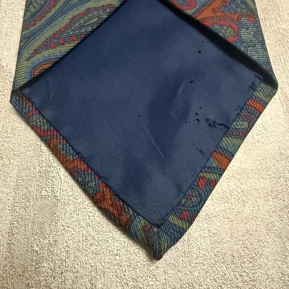 Vintage Polo Ralph Lauren Men's Tie 100%‎ Silk Paisley Made in England NEW - Picture 4 of 8
